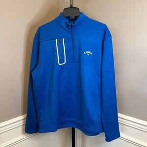 Royal blue Callaway 3/4 zip up size extra large